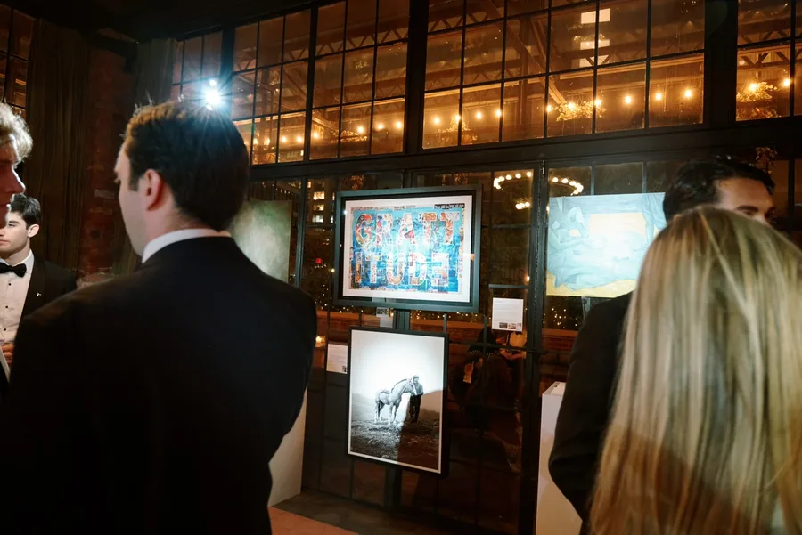 The art wall at night, Hillside 2026.