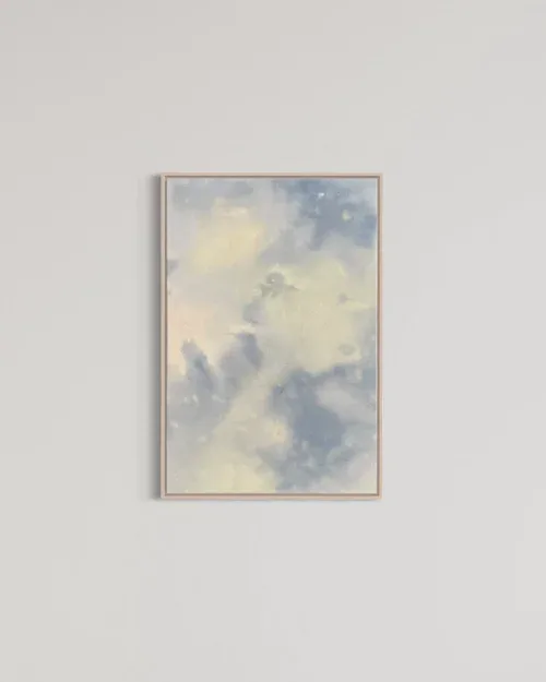 A cloudscape painting by Her Name is Mauve.
