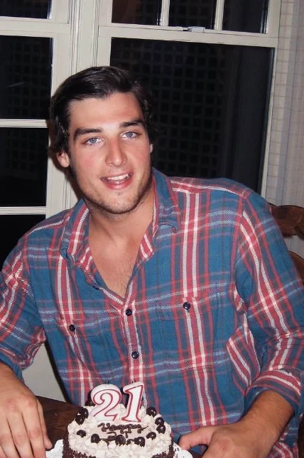 Tyler Gwozdz, smiling.